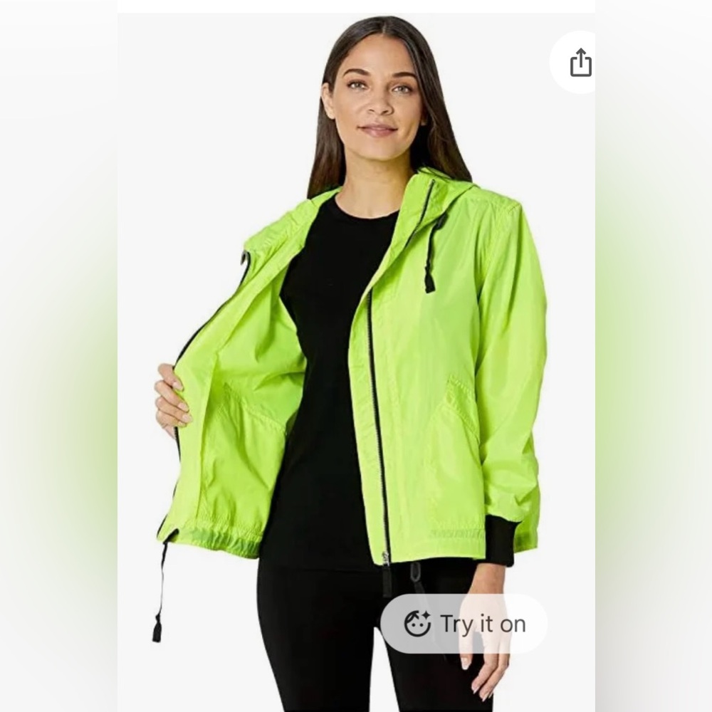 BB Dakota Bright Yellow Rain Coat XS NWT